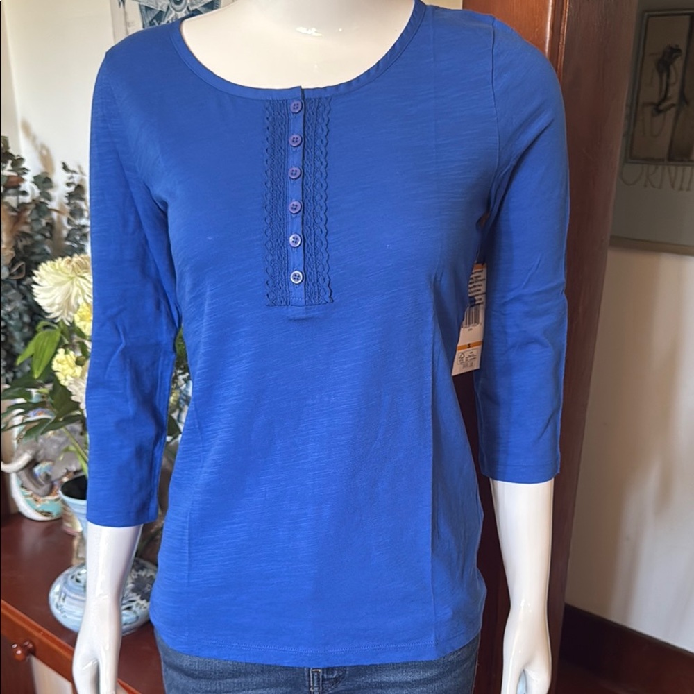 NWT jones NY size small Blue Women's Top